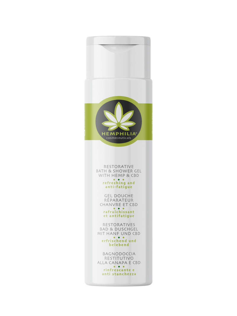 Økologisk Bade- og Brusegel med Hamp & CBD - 250 ml