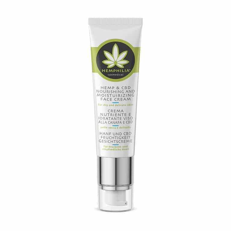 Økologisk Fugtgivende Ansigtscreme med Hamp & CBD, 50ml