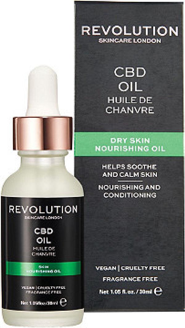 Revolution Skincare CBD Olie til Tør Hud 30ml - Plejende Formel