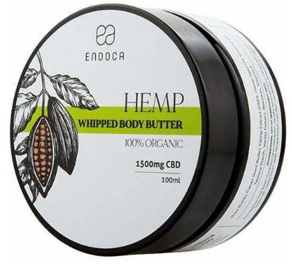 Endoca Hemp Whipped Body Butter 100% Organic 1500mg Cbd 100ml